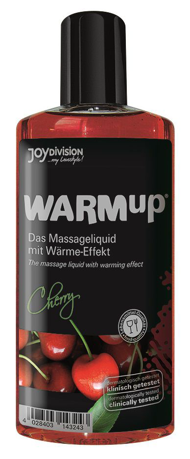 Разогревающее масло WARMup Cherry - 150 мл. - 0