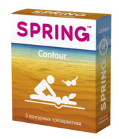 Контурные презервативы SPRING CONTOUR - 3 шт. - 0