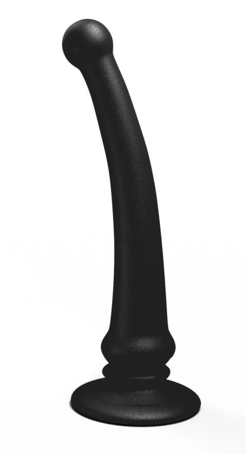 Чёрный анальный стимулятор Rapier Plug - 15 см. - 0