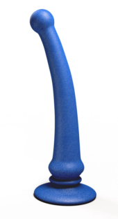 Синий анальный стимулятор Rapier Plug - 15 см. - 0