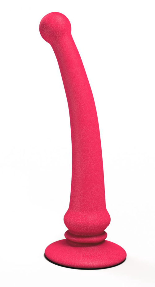 Розовый анальный стимулятор Rapier Plug - 15 см. - 0
