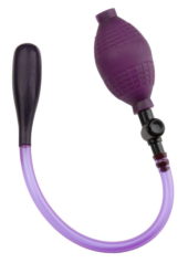 Фиолетовый анальный стимулятор с функцией расширения Anal Balloon - 0