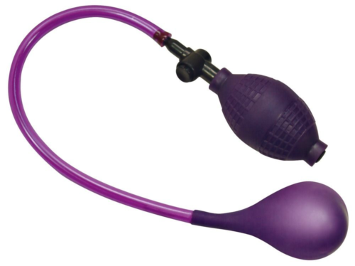 Фиолетовый анальный стимулятор с функцией расширения Anal Balloon - 1