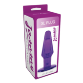Фиолетовый анальный плаг большого размера JAMMY JELLY ANAL XL PLUG VIOLET - 14 см. - 1