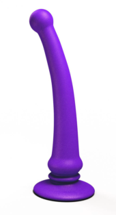 Фиолетовый анальный стимулятор Rapier Plug - 15 см. - 0