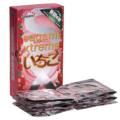 Презервативы Sagami Xtreme Strawberry c ароматом клубники - 10 шт. - 0