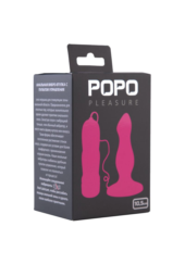 Розовая вибровтулка с 5 режимами вибрации POPO Pleasure - 10,5 см. - 0