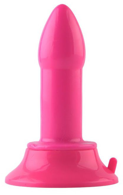 Розовая анальная втулка с широким основанием POPO Pleasure - 11,9 см. - 1