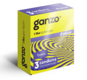 Тонкие презервативы для большей чувствительности Ganzo Sence - 3 шт. - 0