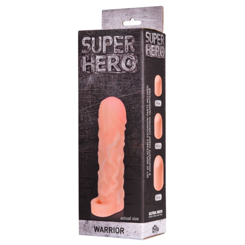 Фаллоудлинитель SUPER HERO Warrior - 16 см. - 2