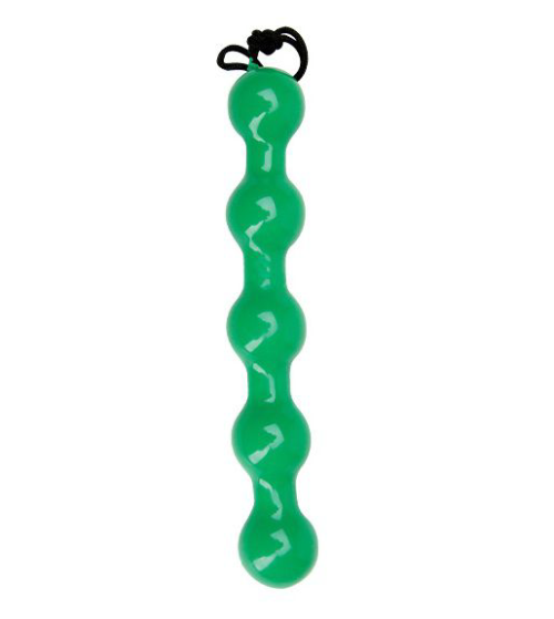 Зелёная анальная цепочка Booty Lime - 24,5 см. - 0