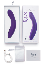 Фиолетовый вибромассажёр We Vibe Rave Purple - 19,3 см. - 1