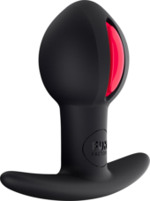 Чёрно-малиновый анальный стимулятор B-BALL UNO - 7,3 см. - 1
