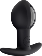 Чёрно-серый анальный стимулятор B-BALL UNO - 7,3 см. - 1