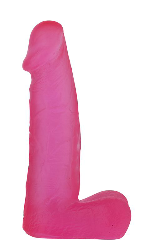 Розовый фаллоимитатор средних размеров XSKIN 6 PVC DONG - 15 см. - 0