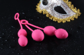 Набор розовых вагинальных шариков Nova Ball со смещенным центром тяжести - 4