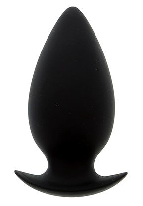 Большая чёрная анальная пробка BOOTYFUL ANAL PLUG LARGE BLACK - 10 см. - 0