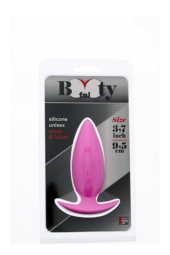 Розовая анальная пробка BOOTYFUL ANAL PLUG SMALL PINK - 9,5 см. - 1