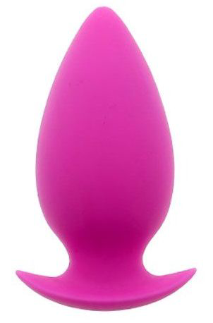 Большая розовая анальная пробка BOOTYFUL ANAL PLUG LARGE PINK - 10 см. - 0