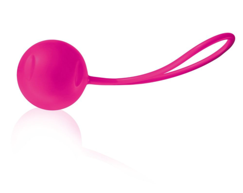 Ярко-розовый вагинальный шарик Joyballs Trend Single - 0