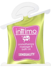 Масло для массажа Inttimo Sensuality с ароматом иланг-иланга и туберозы - 10 мл. - 0