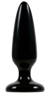 Малая чёрная анальная пробка Jelly Rancher Pleasure Plug Small - 10,2 см. - 1