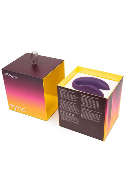 Фиолетовый вибромассажер для пар We-Vibe Sync Purple на радиоуправлении - 5