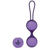 Фиолетовые вагинальные шарики дуэт STELLA II со сменным грузом - 1