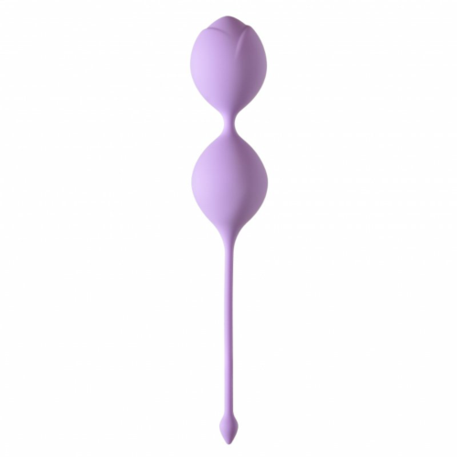 Сиреневые вагинальные шарики Fleur-de-lisa - 0