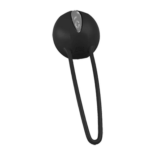 Чёрно-серый вагинальный шарик Smartballs Uno - 2