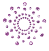 Фиолетовые наклейки на грудь Mimi - 1