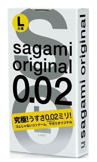 Презервативы Sagami Original L-size увеличенного размера - 3 шт. - 0