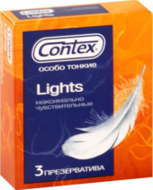 Особо тонкие презервативы Contex Lights - 3 шт. - 0