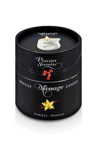 Массажная свеча с ароматом ванили Bougie Massage Gourmande Vanille - 80 мл. - 1