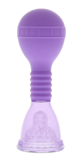 Фиолетовая помпа для клитора PREMIUM RANGE ADVANCED CLIT PUMP - 0