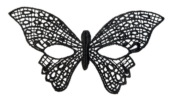 Нитяная маска в форме бабочки - 0
