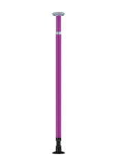 Фиолетовый регулируемый шест для танцев - 0