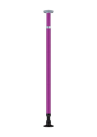 Фиолетовый регулируемый шест для танцев - 0