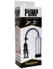 Прозрачная вакуумная помпа Eroticon PUMP X3 с ручным насосом - 1