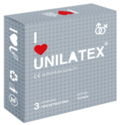 Презервативы с точками Unilatex Dotted - 3 шт. - 0