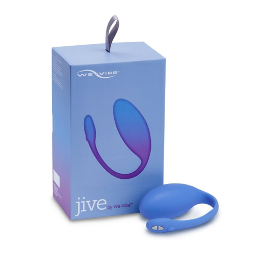 Голубое виброяйцо со смарт-управлением We-Vibe Jive - 0