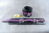 Чёрно-фиолетовые не подшитые наножники - 2