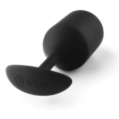 Чёрная пробка для ношения B-vibe Snug Plug 4 - 14 см. - 1