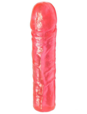 Розовый гелевый фаллоимитатор - 16,5 см. - 0