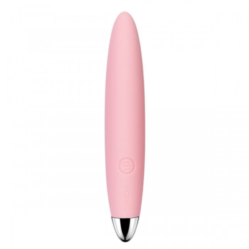 Розовый компактный вибростимулятор клитора Daisy - 12,5 см. - 0
