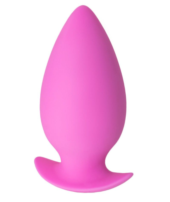 Большая розовая анальная втулка Radical - 10,7 см. - 0