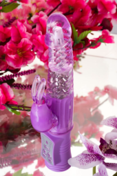 Фиолетовый вибратор High-Tech fantasy - 22,5 см. - 18
