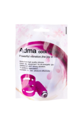Розовое эрекционное виброкольцо ADMA - 3