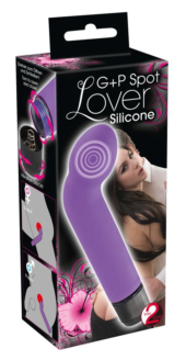 Фиолетовый вибростимулятор унисекс G+P Spot Lover - 16 см. - 1