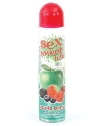Вкусовой лубрикант с ароматом яблока и ягод Sex Sweet Lube - 197 мл.